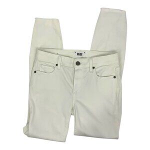 Paige Denim White Skinny Ankle Jeans Size 27 NWT $199 MSRP